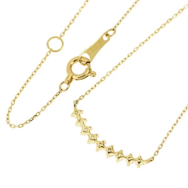 K18YG DIAMOND PENDANT NECKLACE - 2