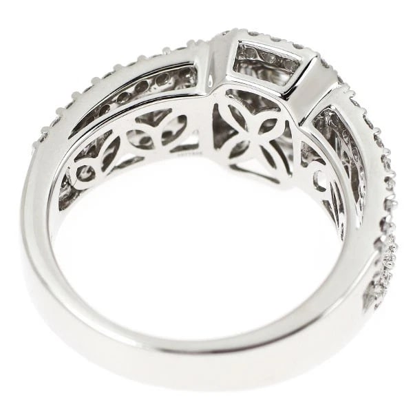 K18WG DIAMOND RING - 3