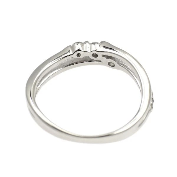 K18WG DIAMOND RING - 2
