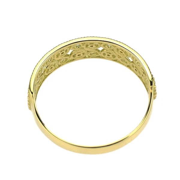 K18YG DIAMOND RING - 2