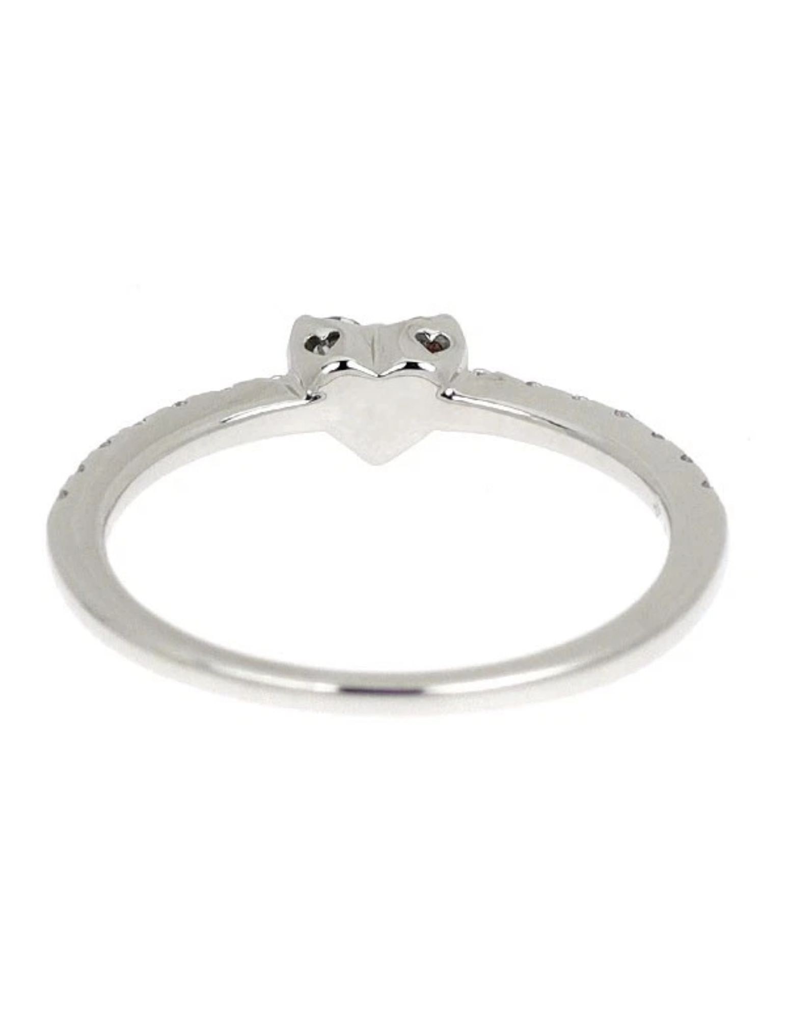 PONTEVECCHIO K18WG DIAMOND RING - 2