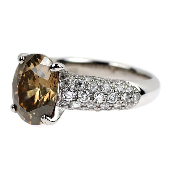 PT900 DIAMOND RING - 2