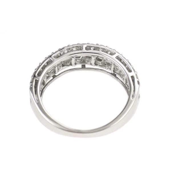 K18WG DIAMOND RING - 2