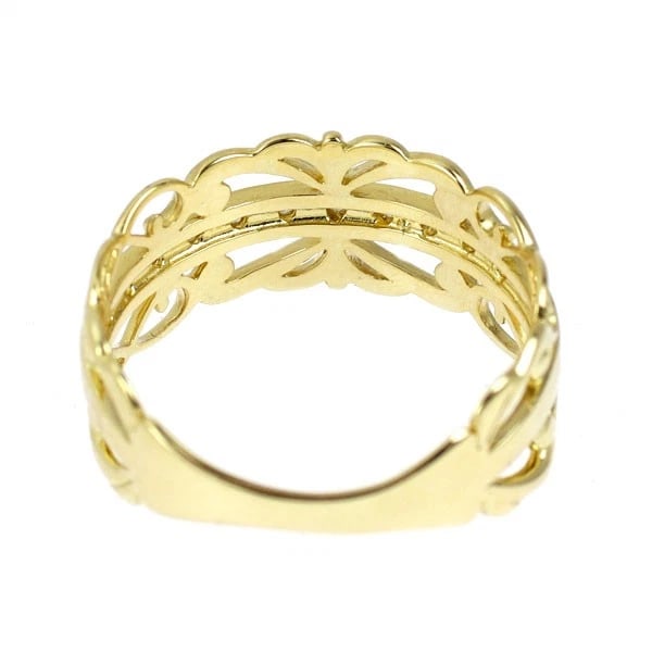 K18YG DIAMOND RING - 2
