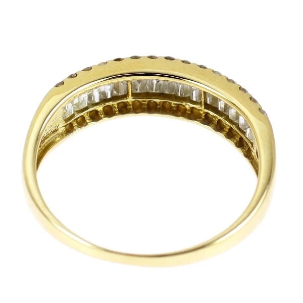 K18YG DIAMOND RING - 2
