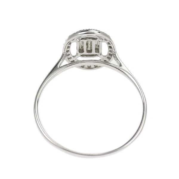 K18WG DIAMOND RING - 2