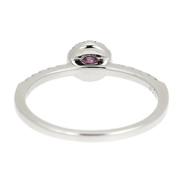 PT900 RUBY DIAMOND RING - 2
