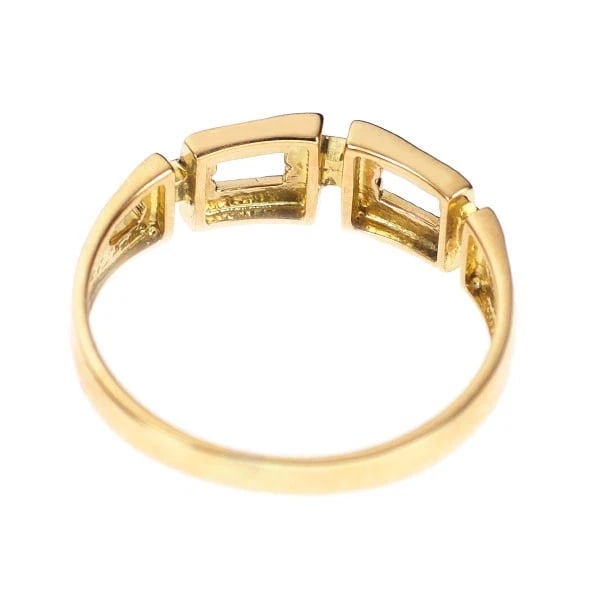K18YG DESIGN RING - 2