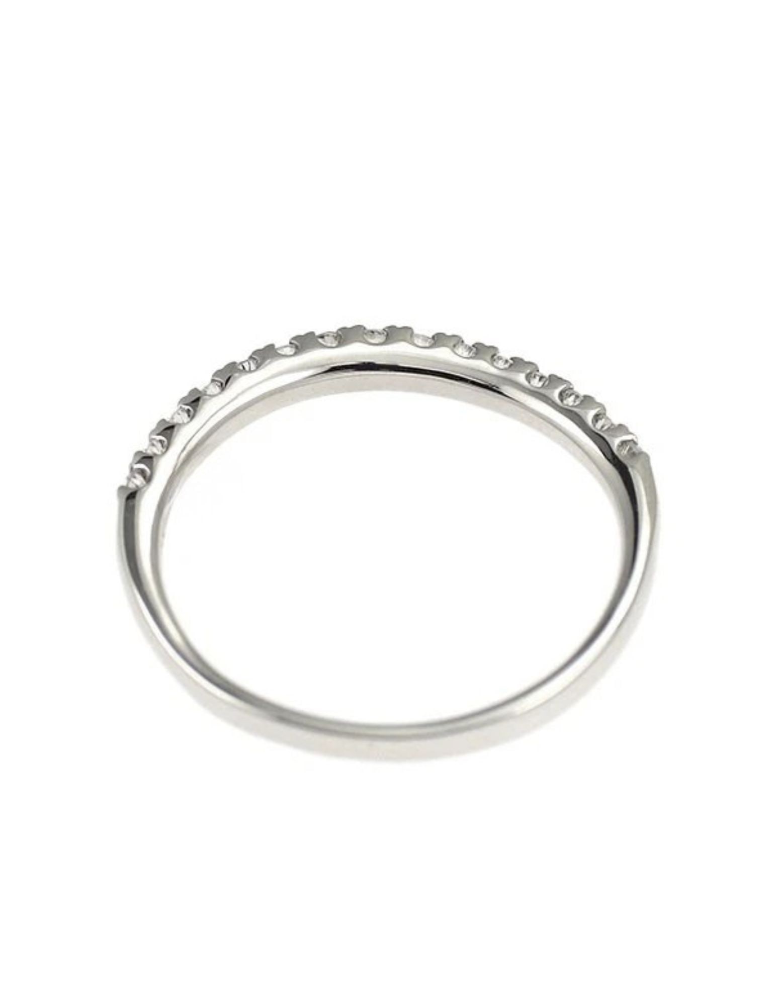 TRECENTE K18WG DIAMOND RING - 2
