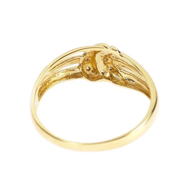 K18YG DIAMOND RING - 2