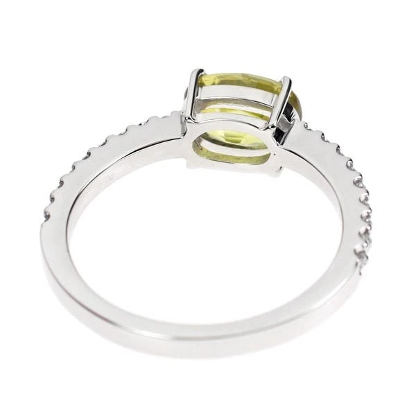 PT900 SPHENE DIAMOND RING - 2