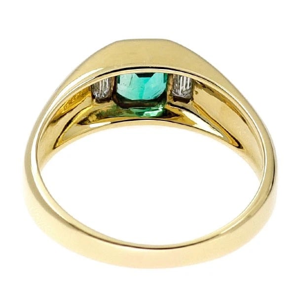 K18YG EMERALD DIAMOND RING - 3