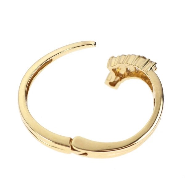 K18YG DIAMOND RING - 2