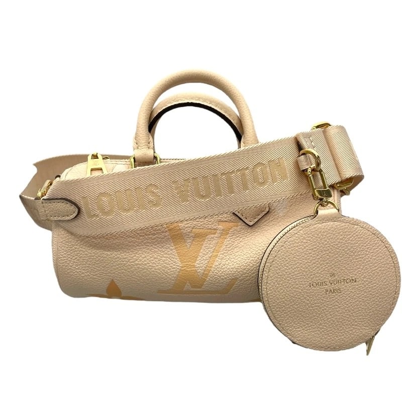 LOUIS VUITTON PAPILLON BB SHOULDER BAG: LOUIS VUITTON Papillon BB Shoulder Bag Brand: LOUIS VUITTON Type/Style: Shoulder Bag Material: Monogram ? An plant Color: Cream Saffron Size: W7.9 x H3.9x D3.9inch Shoulder:26.0inch Accessories: N
