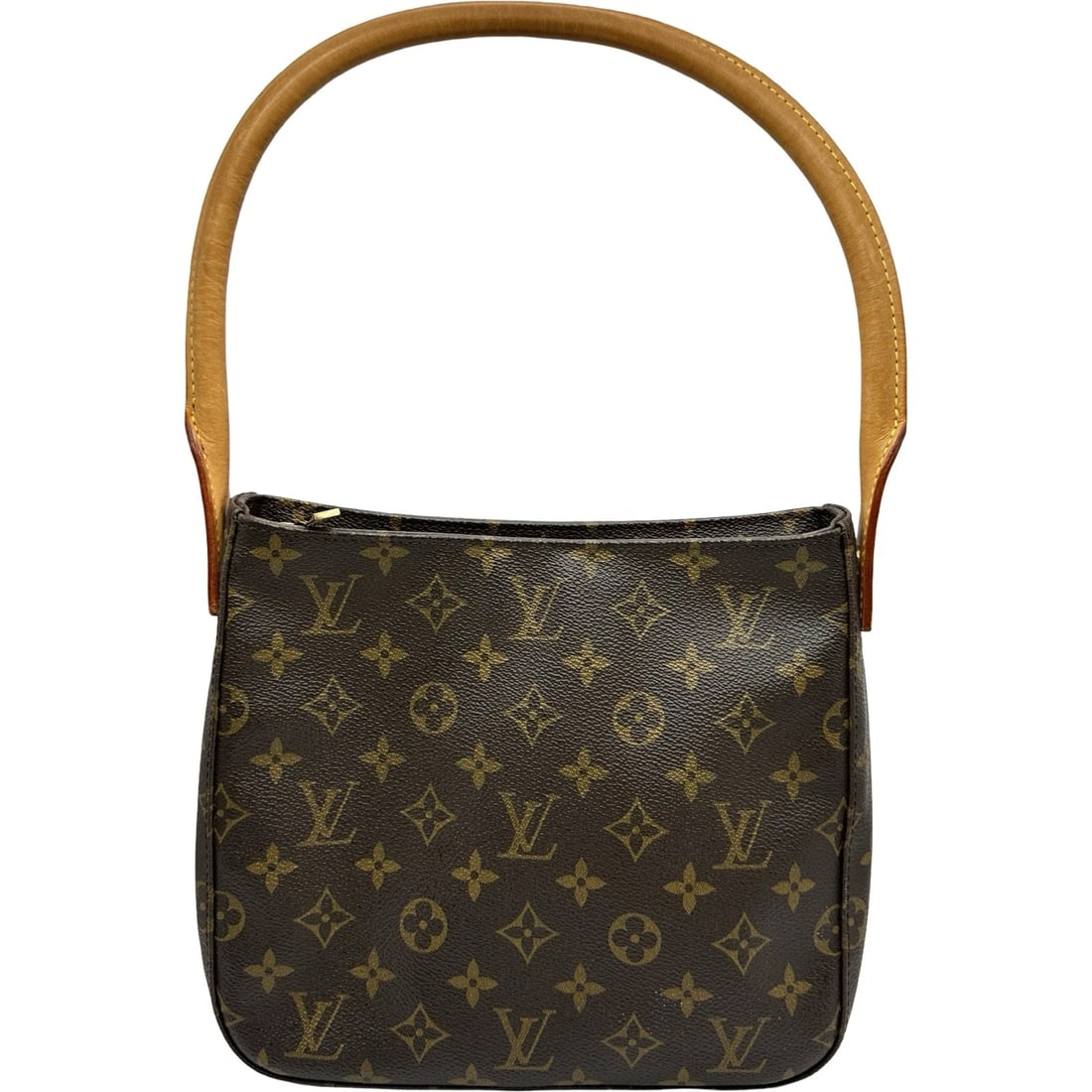 LOUIS VUITTON LOOPING MM SHOULDER BAG: LOUIS VUITTON Looping MM Shoulder Bag Brand: LOUIS VUITTON Type/Style: Shoulder Bag Material: Monogram Color: Brown Size: W9.4 x H8.3x D3.9inch Shoulder:15.7inch Accessories: None Accessor