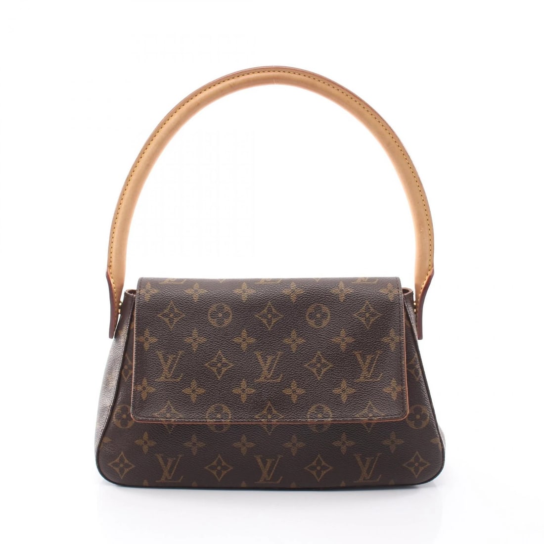 LOUIS VUITTON MINI LOOPING SHOULDER HANDBAG: LOUIS VUITTON Mini looping Shoulder Handbag Brand: LOUIS VUITTON Type/Style: Handbag Material: Exterior Material Monogram and PVC coated canvas and leather Color: Exterior Color Brown?ish colors