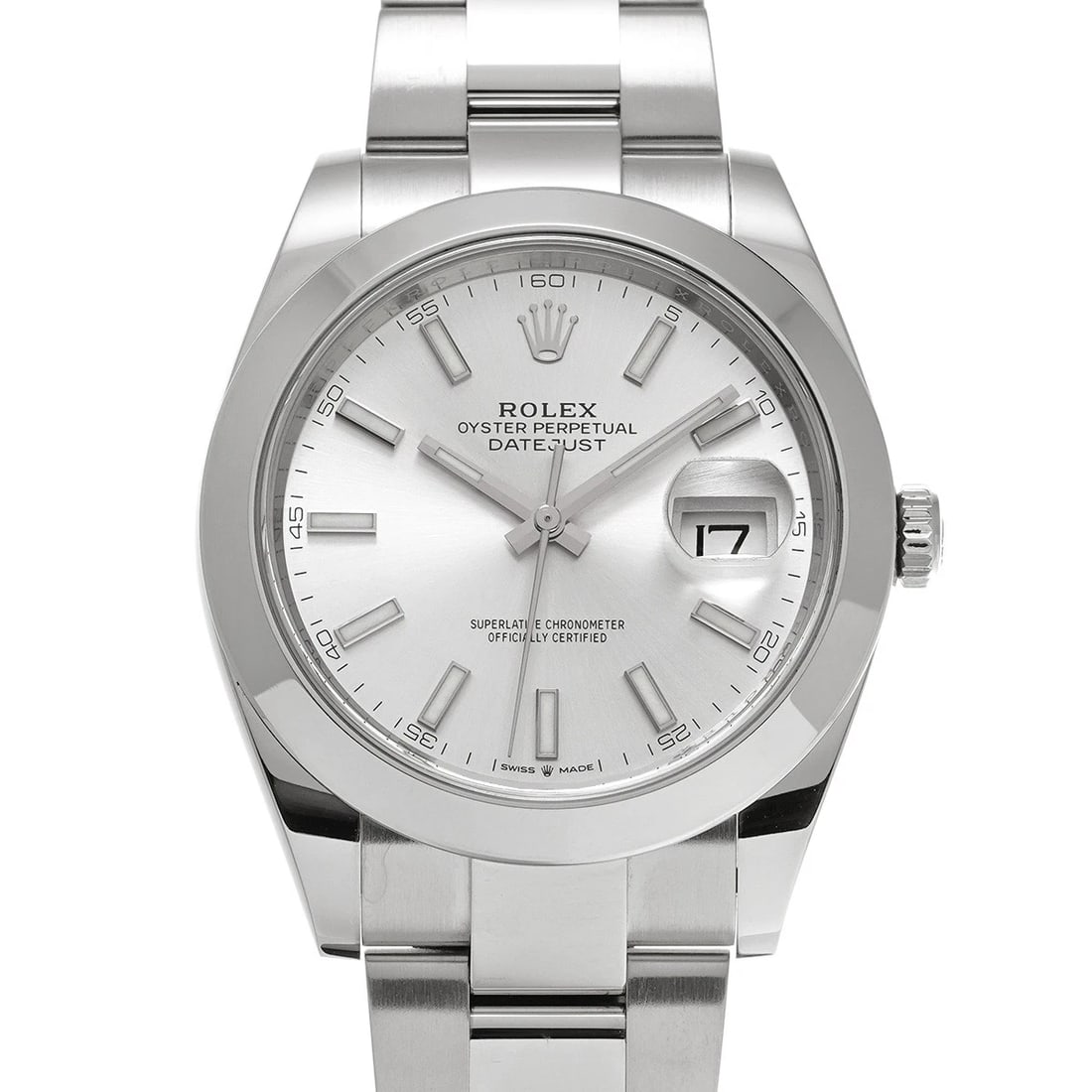 ROLEX DATEJUST SILVER WATCH: ROLEX Datejust Silver Watch Brand: ROLEX Type/Style: Wristwatch Material: Band Material Stainless steel, Case Material Stainless steel Color: Dial Color Silver Size: ?Case? H/about 41mm W/about 41mm