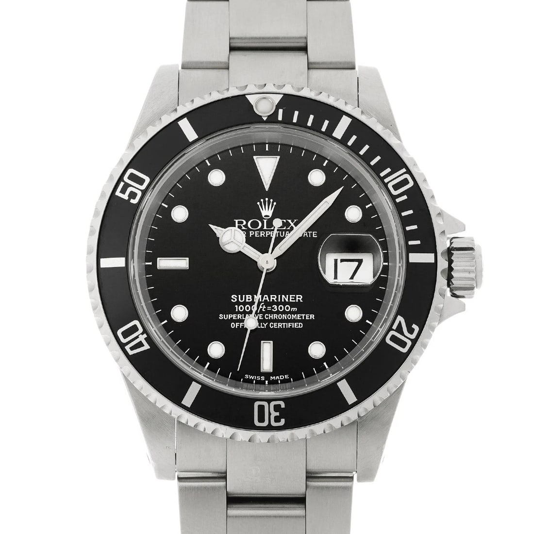 ROLEX SUBMARINER DATE BLACK WATCH: ROLEX Submariner date black Watch Brand: ROLEX Type/Style: Wristwatch Material: Band Material Stainless steel, Case Material Stainless steel Color: Dial Color black Size: ?Case? H/about 40mm W/about