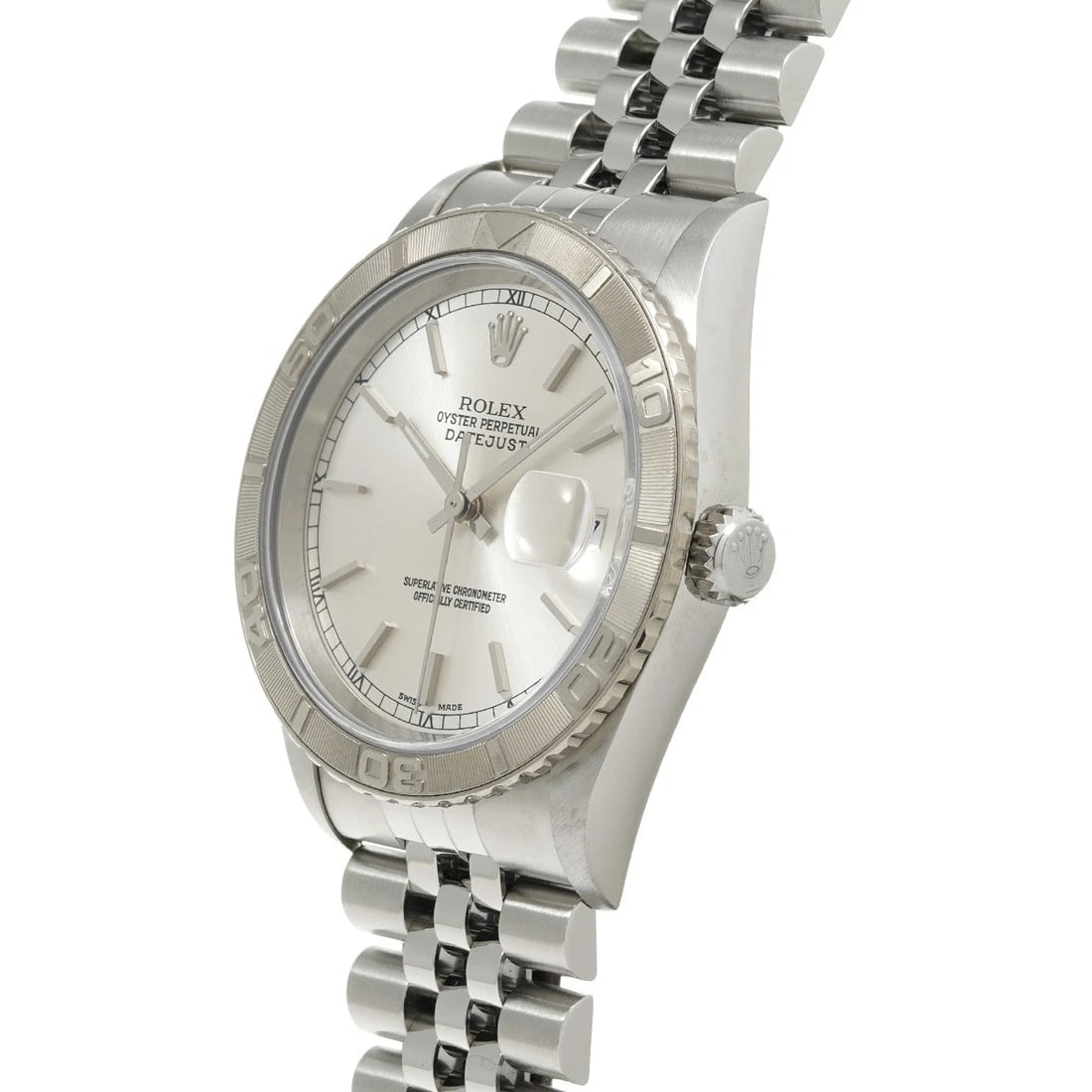 ROLEX DATEJUST THUNDERBIRD SILVER WATCH - 2
