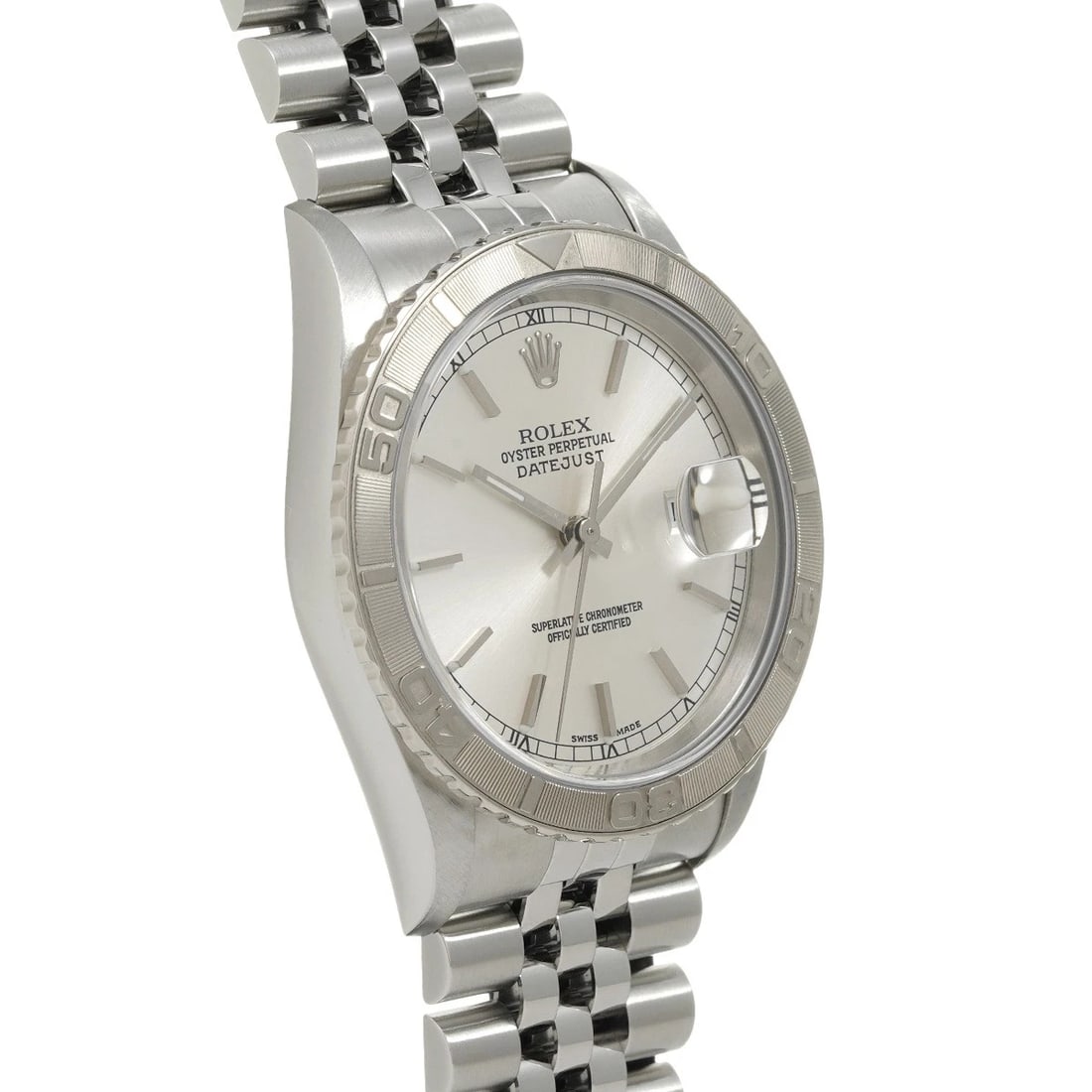 ROLEX DATEJUST THUNDERBIRD SILVER WATCH - 3