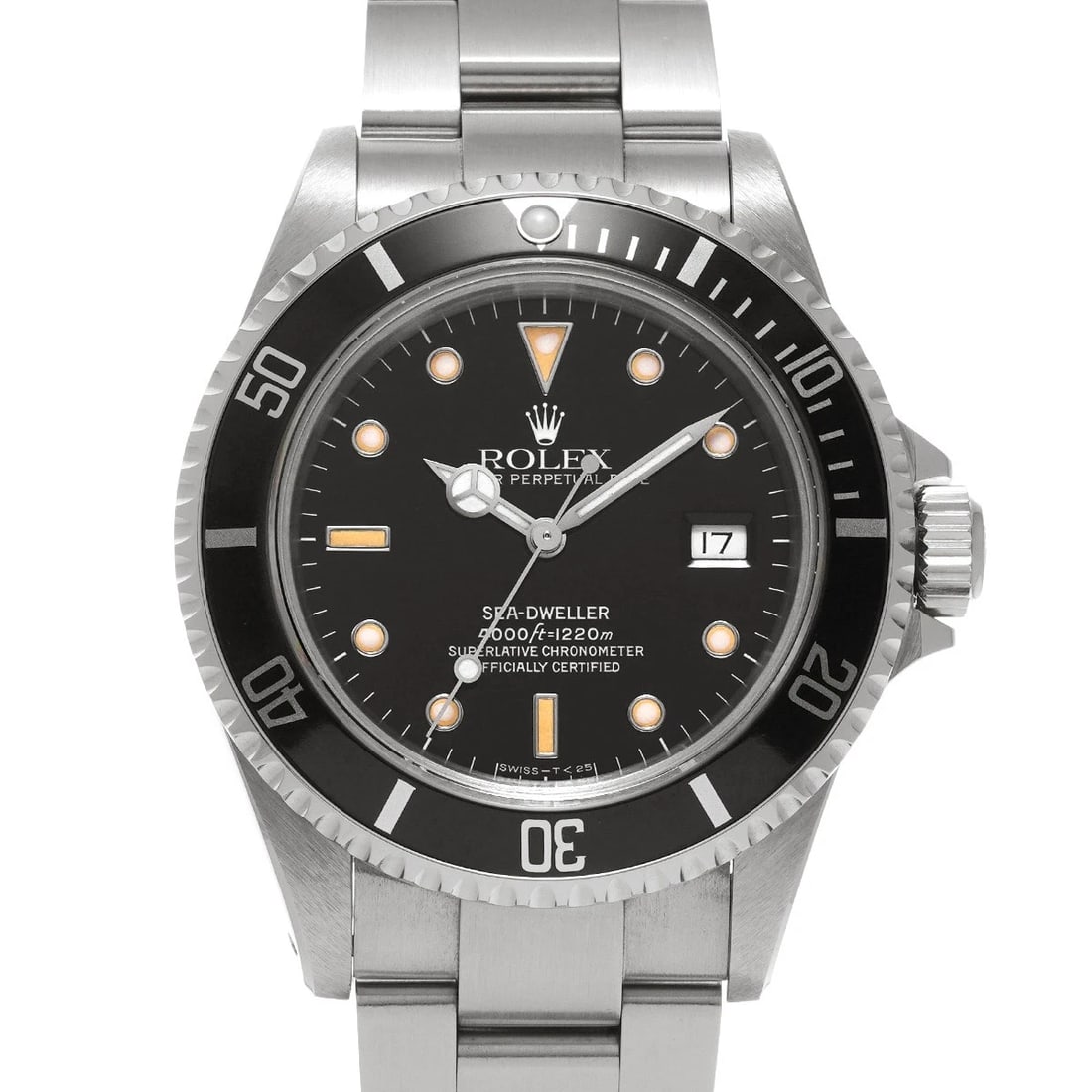 ROLEX SEA-DWELLER BLACK WATCH: ROLEX Sea-Dweller black Watch Brand: ROLEX Type/Style: Wristwatch Material: Band Material Stainless steel, Case Material Stainless steel Color: Dial Color black Size: ?Case? H/about 40mm W/about 40mm