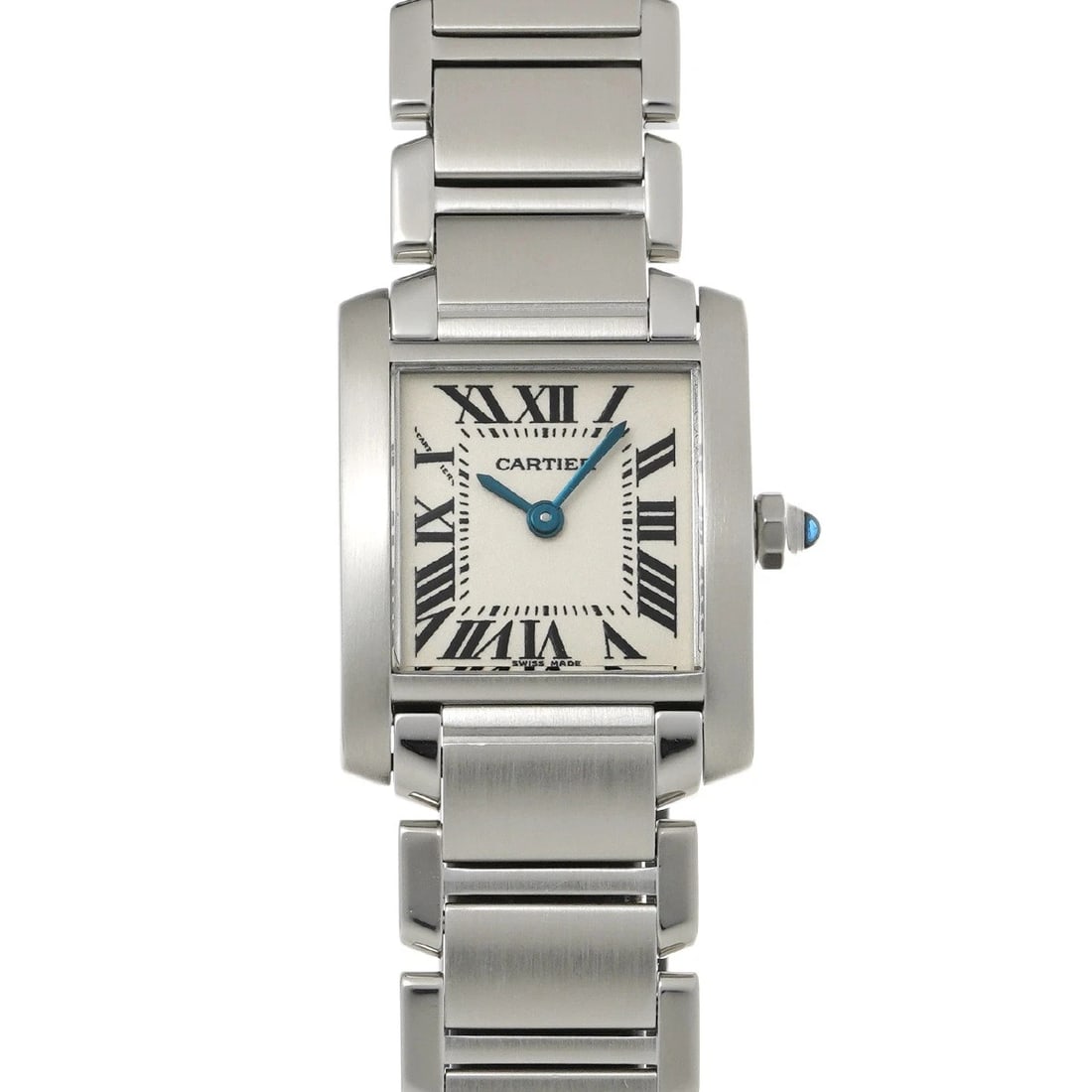 CARTIER TANK FRANCAISE SM SILVER WATCH: CARTIER Tank Francaise SM Silver Watch Brand: CARTIER Type/Style: Wristwatch Material: Band Material Stainless steel, Case Material Stainless steel Color: Dial Color Silver Size: ?Case? H/about 18mm