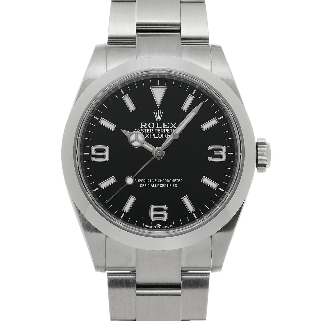 ROLEX EXPLORER BLACK WATCH: ROLEX Explorer black Watch Brand: ROLEX Type/Style: Wristwatch Material: Band Material Stainless steel, Case Material Stainless steel Color: Dial Color black Size: ?Case? H/about 40mm W/about 40mm D/a