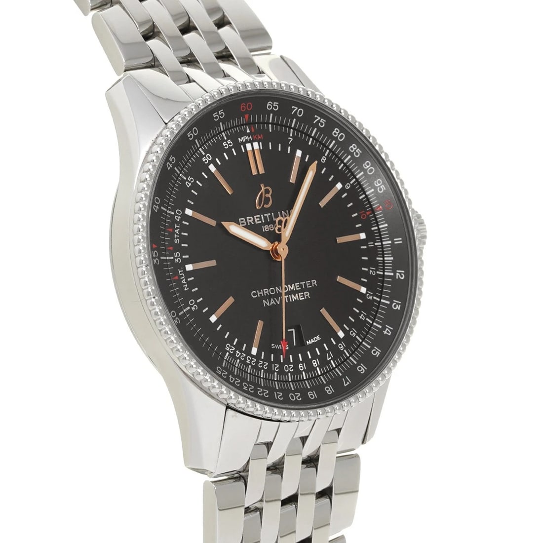 BREITLING NAVITIMER AUTOMATIC BLACK WATCH - 3