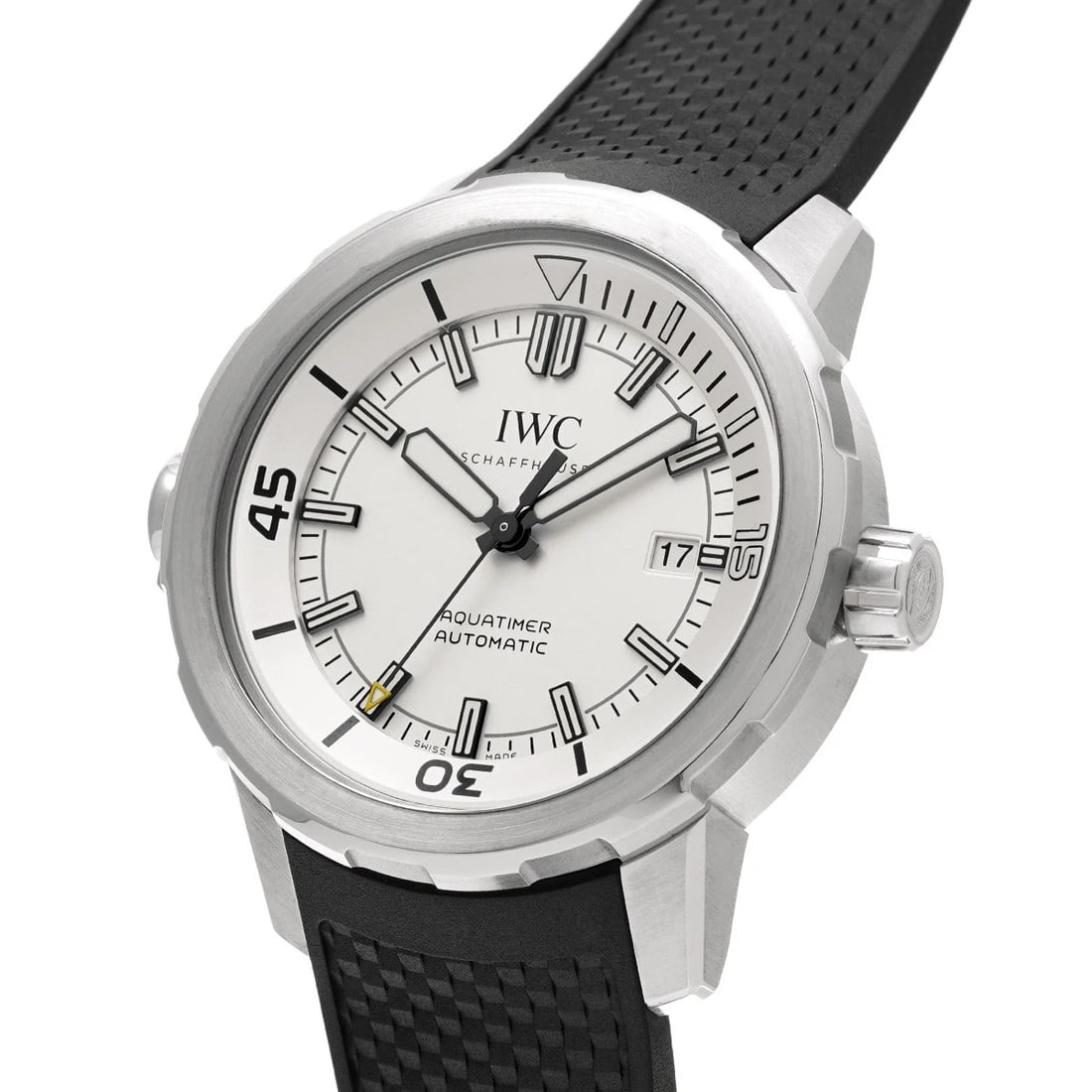 IWC AQUATIMER AUTOMATIC SILVER PLATING WATCH - 2