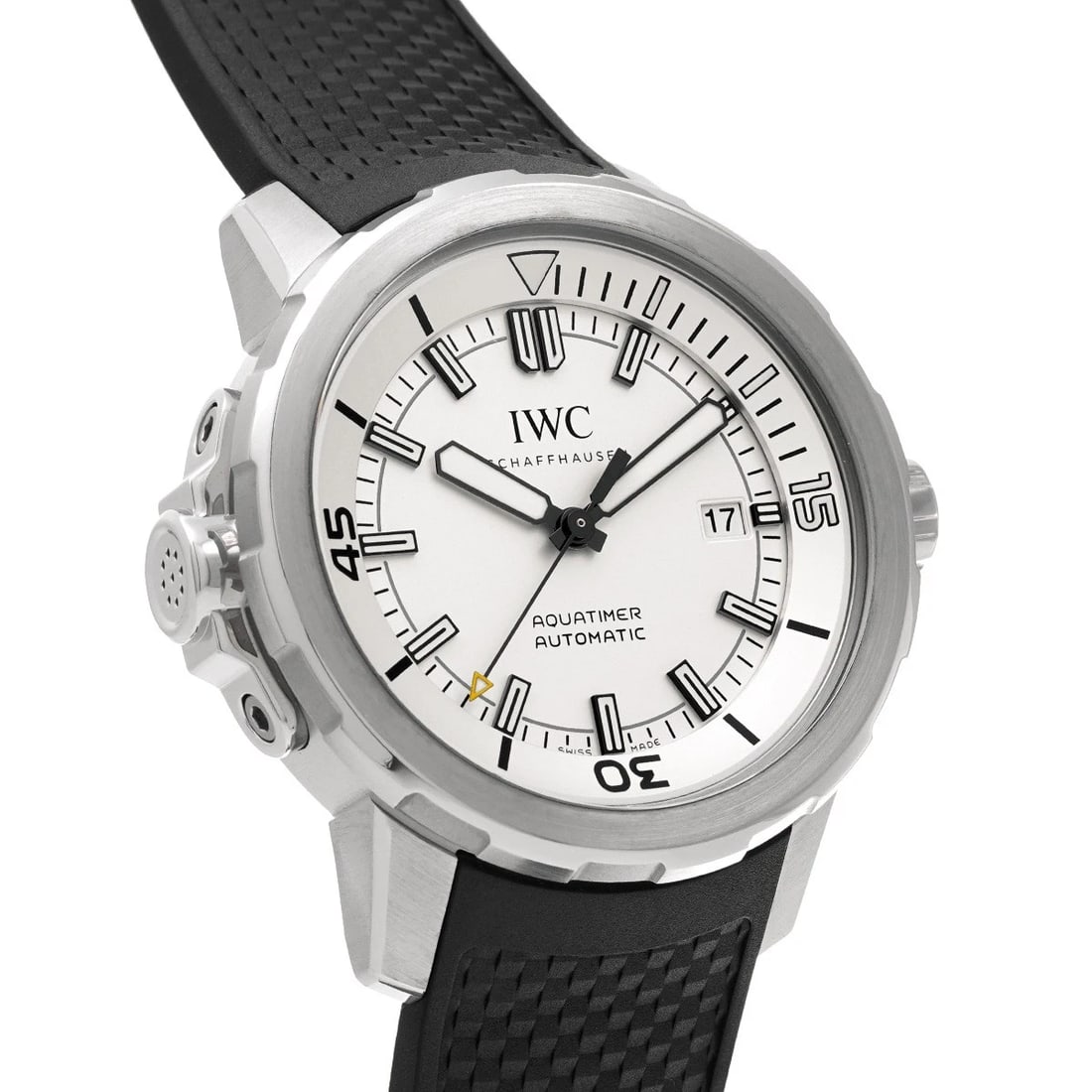 IWC AQUATIMER AUTOMATIC SILVER PLATING WATCH - 3