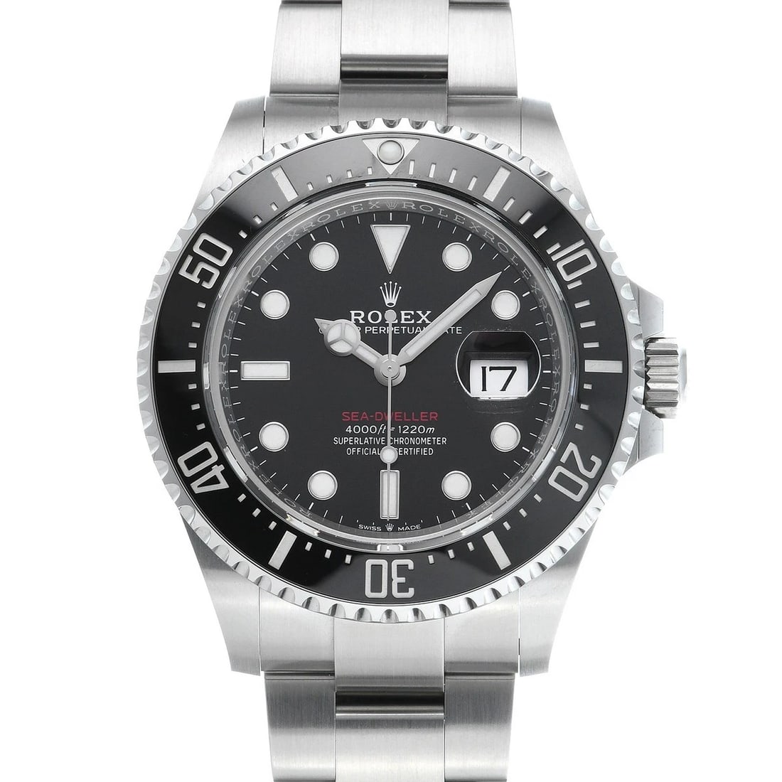 ROLEX SEA-DWELLER BLACK WATCH: ROLEX Sea-Dweller black Watch Brand: ROLEX Type/Style: Wristwatch Material: Band Material Stainless steel, Case Material Stainless steel Color: Dial Color black Size: ?Case? H/about 43mm W/about 43mm