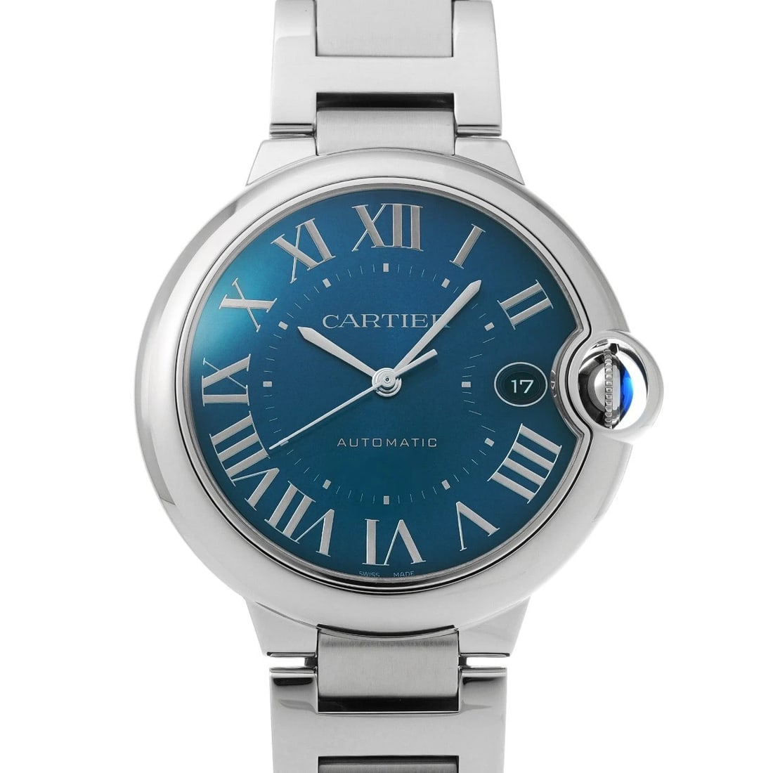 CARTIER BALLON BLEU BLUE WATCH: CARTIER Ballon Bleu blue Watch Brand: CARTIER Type/Style: Wristwatch Material: Band Material Stainless steel, Case Material Stainless steel Color: Dial Color blue Size: ?Case? H/about 40mm W/about