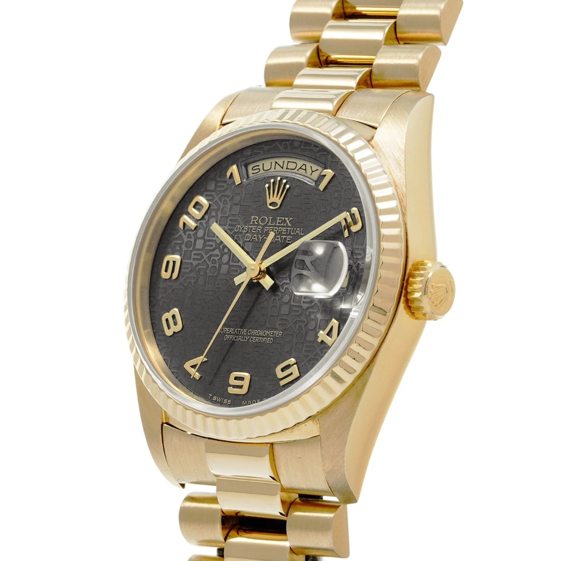 ROLEX DAY-DATE GRAY COMPUTER WATCH - 2