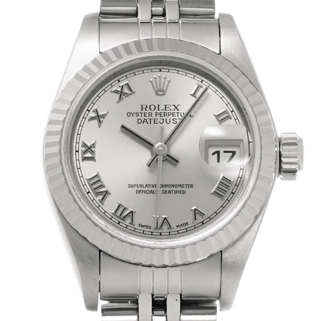 ROLEX DATEJUST GRAY WATCH - 4