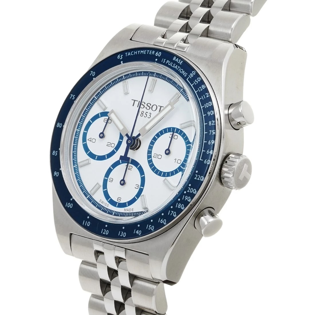 TISSOT AUTOMATIC CHRONOGRAPH WHITE WATCH - 2