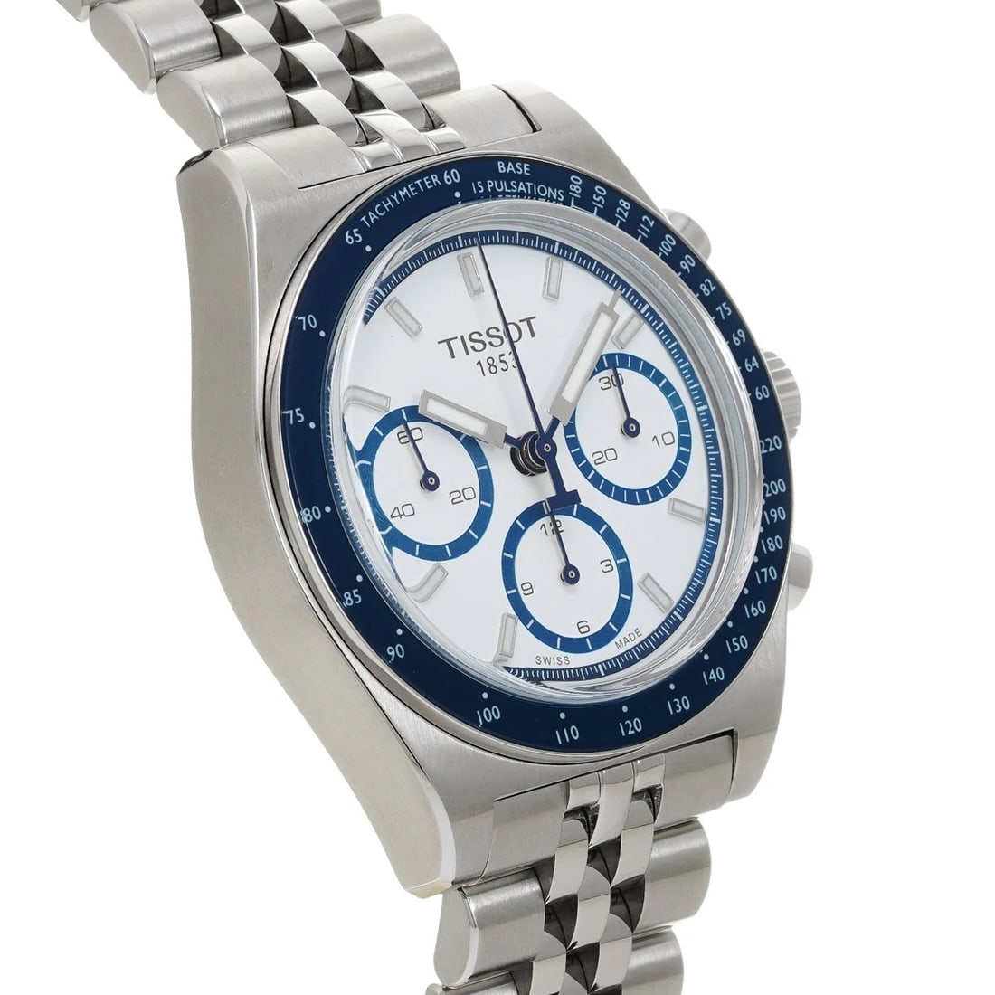 TISSOT AUTOMATIC CHRONOGRAPH WHITE WATCH - 3
