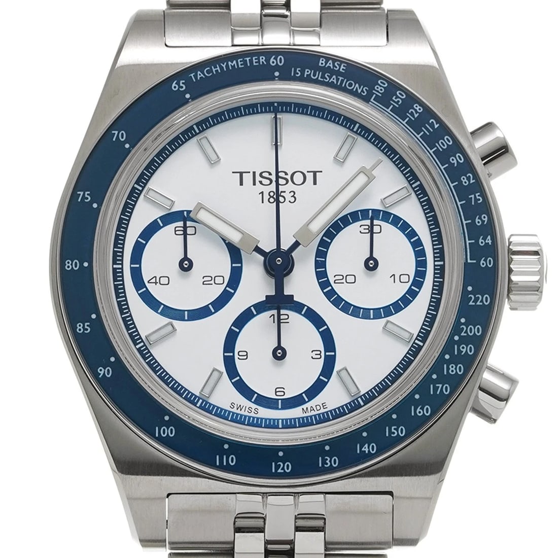 TISSOT AUTOMATIC CHRONOGRAPH WHITE WATCH - 4
