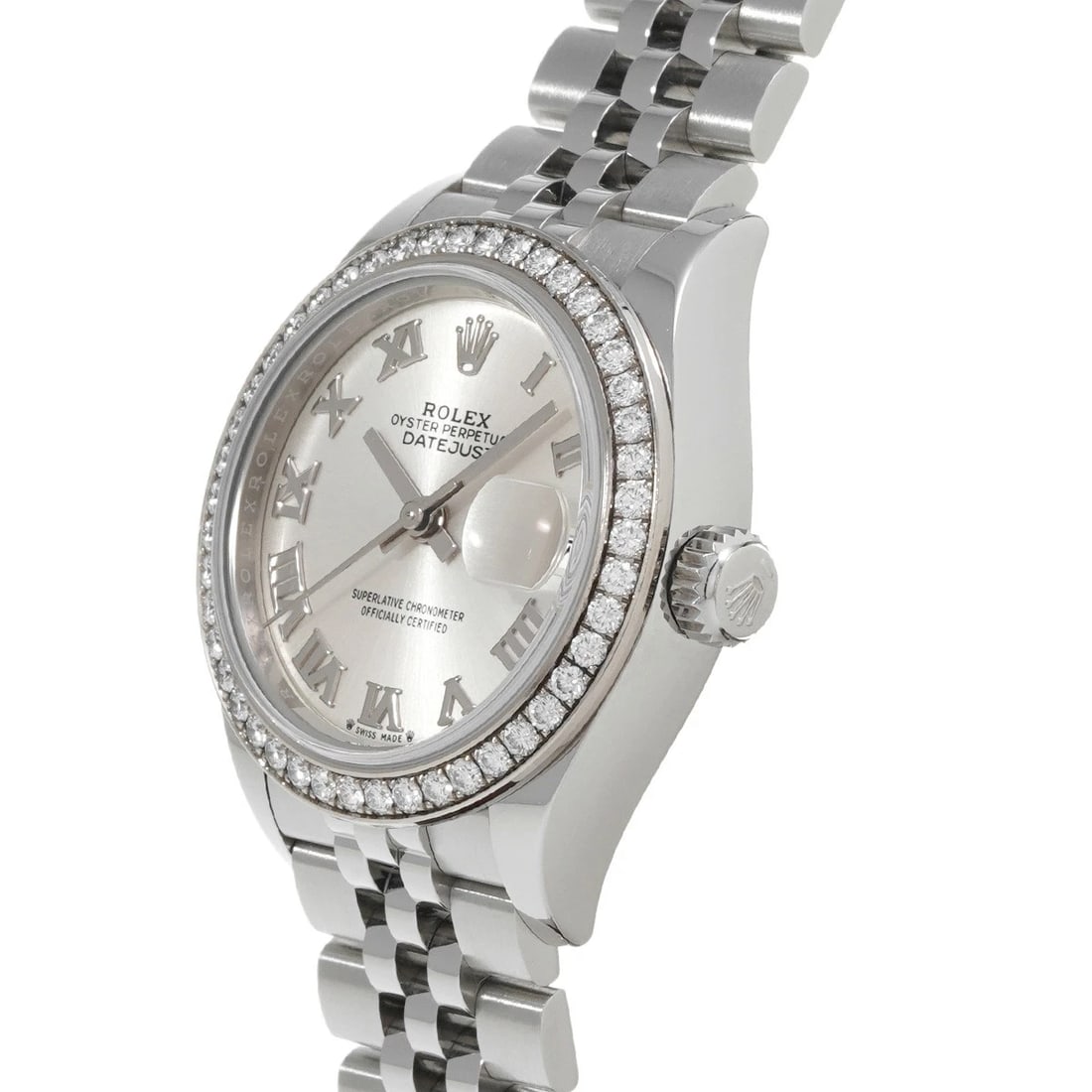 ROLEX -DATEJUST SILVER WATCH - 2