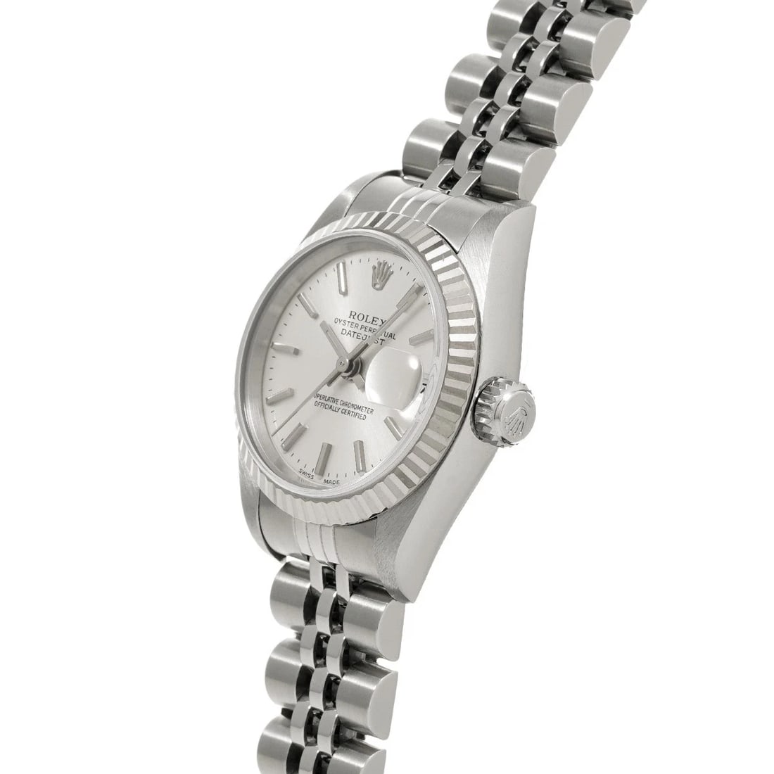 ROLEX DATEJUST SILVER WATCH - 2