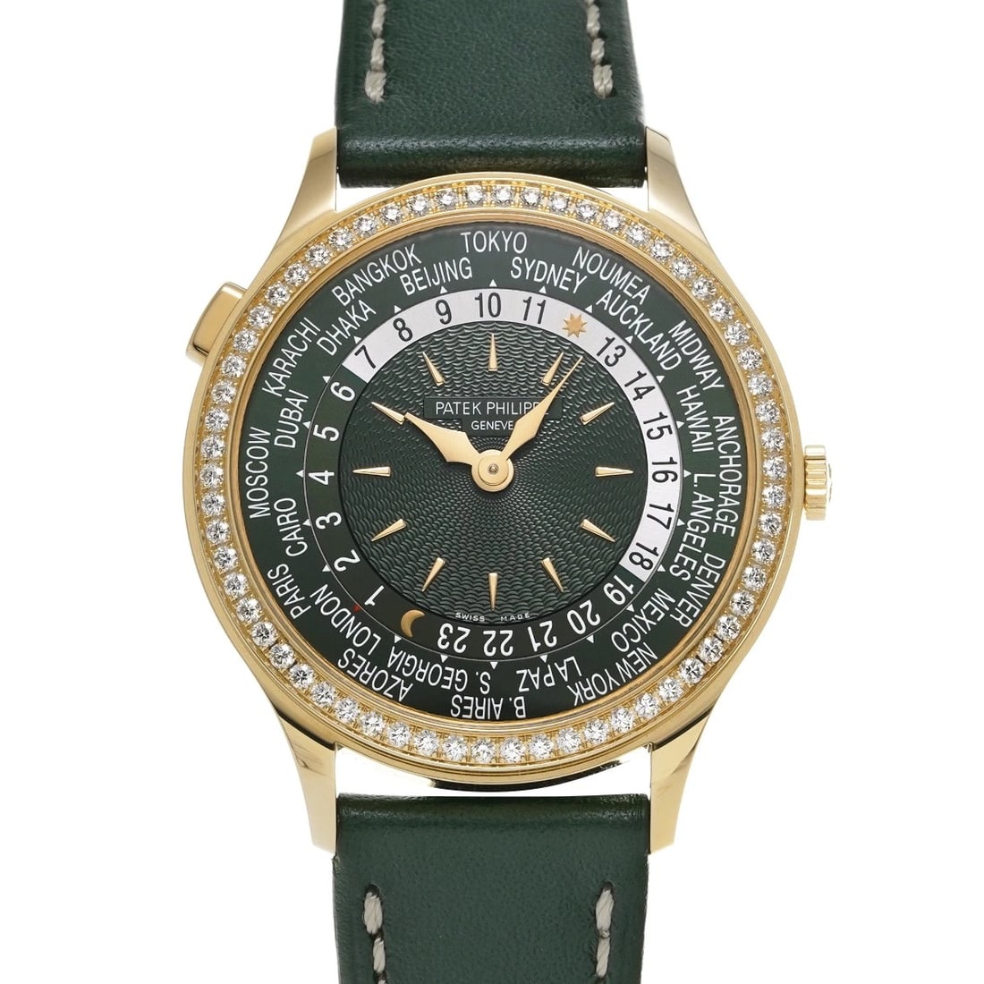 PATEK PHILIPPE COMPLICATION WORLD TIME OLIVE GREEN WATCH (1 of 4)