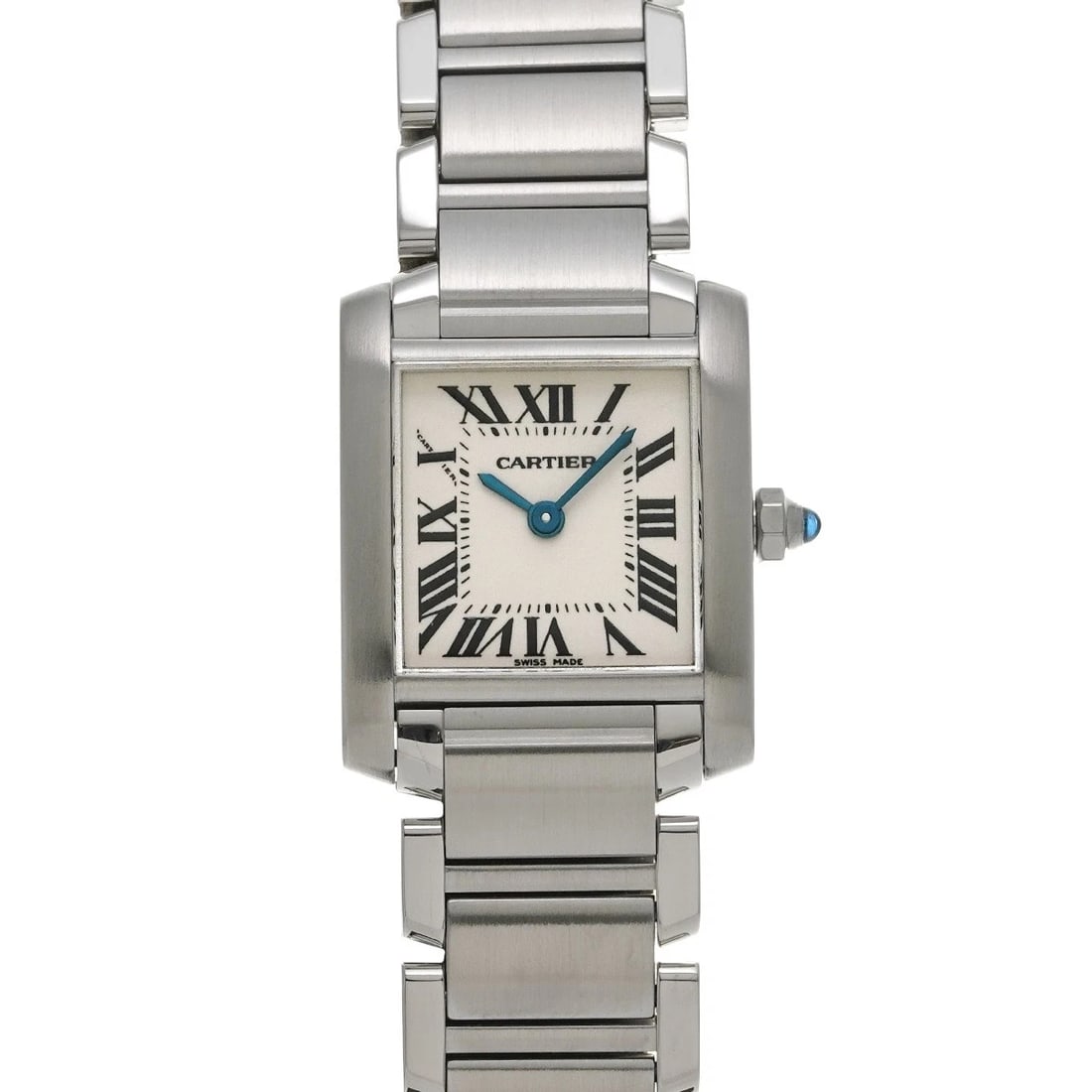 CARTIER TANK FRANCAISE SM SILVER WATCH: CARTIER Tank Francaise SM Silver Watch Brand: CARTIER Type/Style: Wristwatch Material: Band Material Stainless steel, Case Material Stainless steel Color: Dial Color Silver Size: ?Case? H/about 18mm