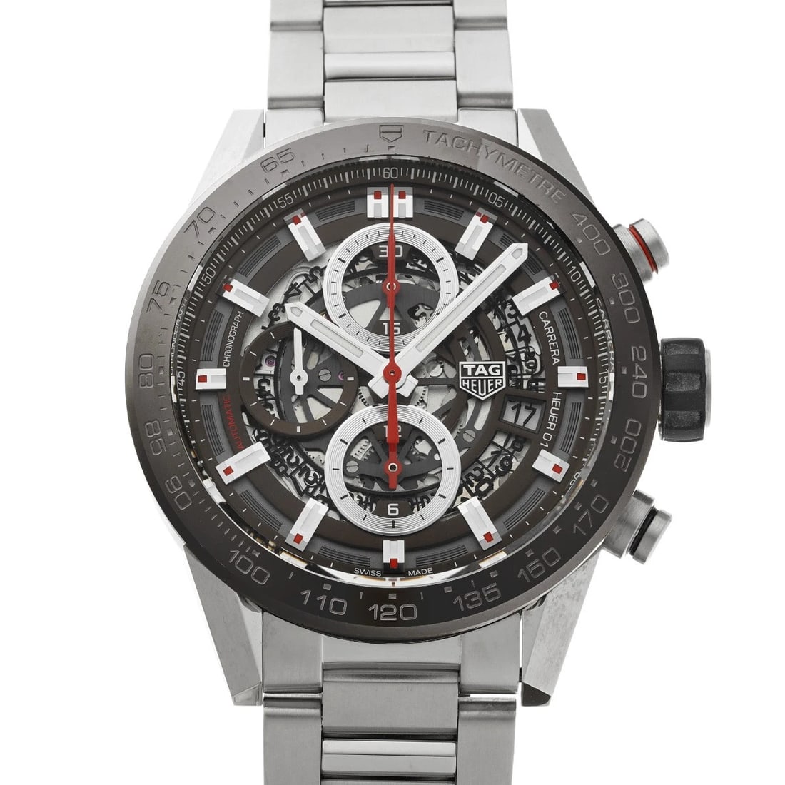 TAG HEUER CARRERA CALIBER CHRONOGRAPH CAR201U.BA0766 BROWN WATCH: TAG HEUER Carrera Caliber Chronograph CAR201U.BA0766 Brown Watch Brand: TAG HEUER Type/Style: Wristwatch Material: Band Material Stainless steel, Case Material Stainless steel Color: Dial Color Brown 