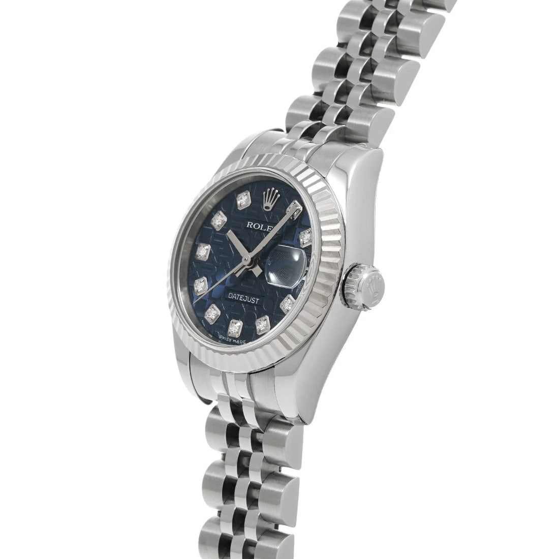 ROLEX DATEJUST BLUE COMPUTER/DIAMOND WATCH - 2