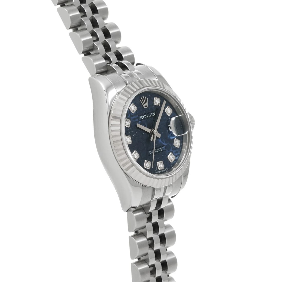 ROLEX DATEJUST BLUE COMPUTER/DIAMOND WATCH - 3