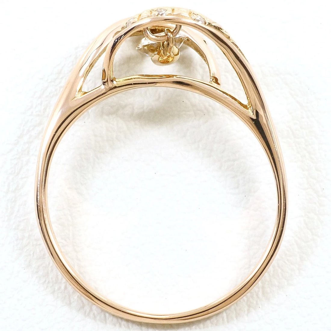 K18 GOLD RING DIAMOND - 2