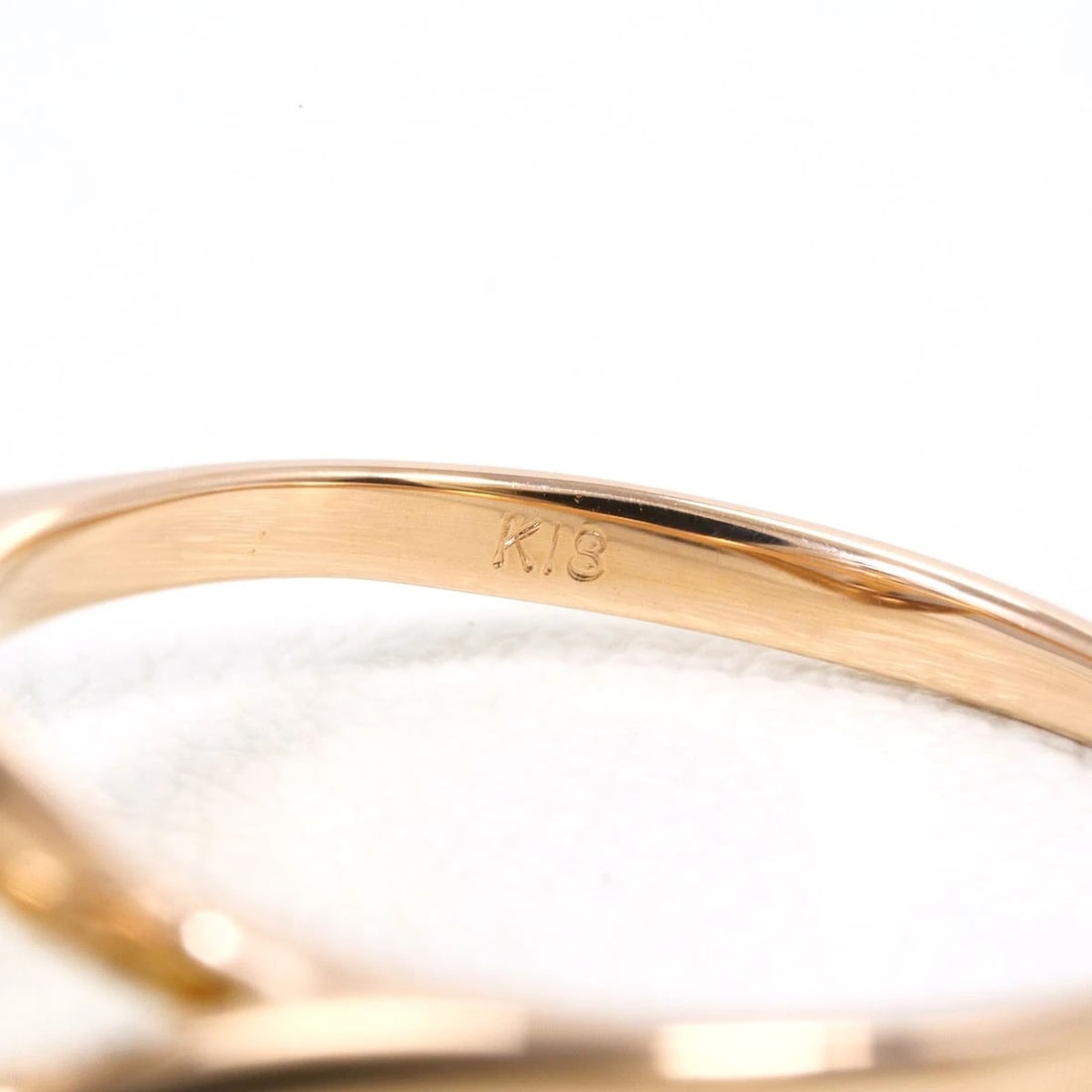K18 GOLD RING DIAMOND - 4