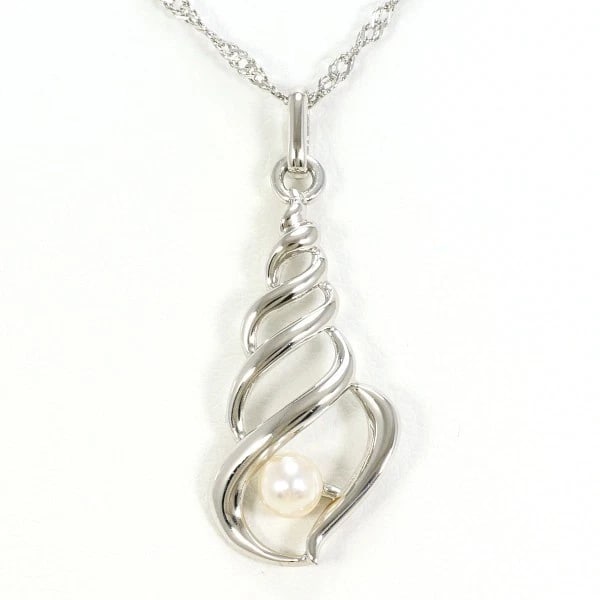 PT900 NECKLACE: PT900 Necklace Brand: No Brand Type/Style: Necklace Material: Top: PT900/Platinum, Chain?PT850/Platinum, Main Stone Pearl Color: None Size: Top: Total length around 27 x 0.5" (Top and chain are