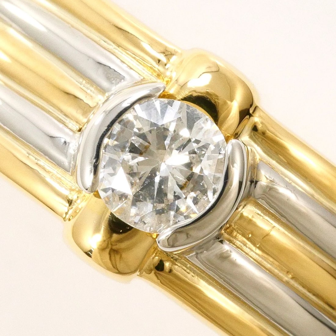 PT900 PLATINUM K18 RING - 2