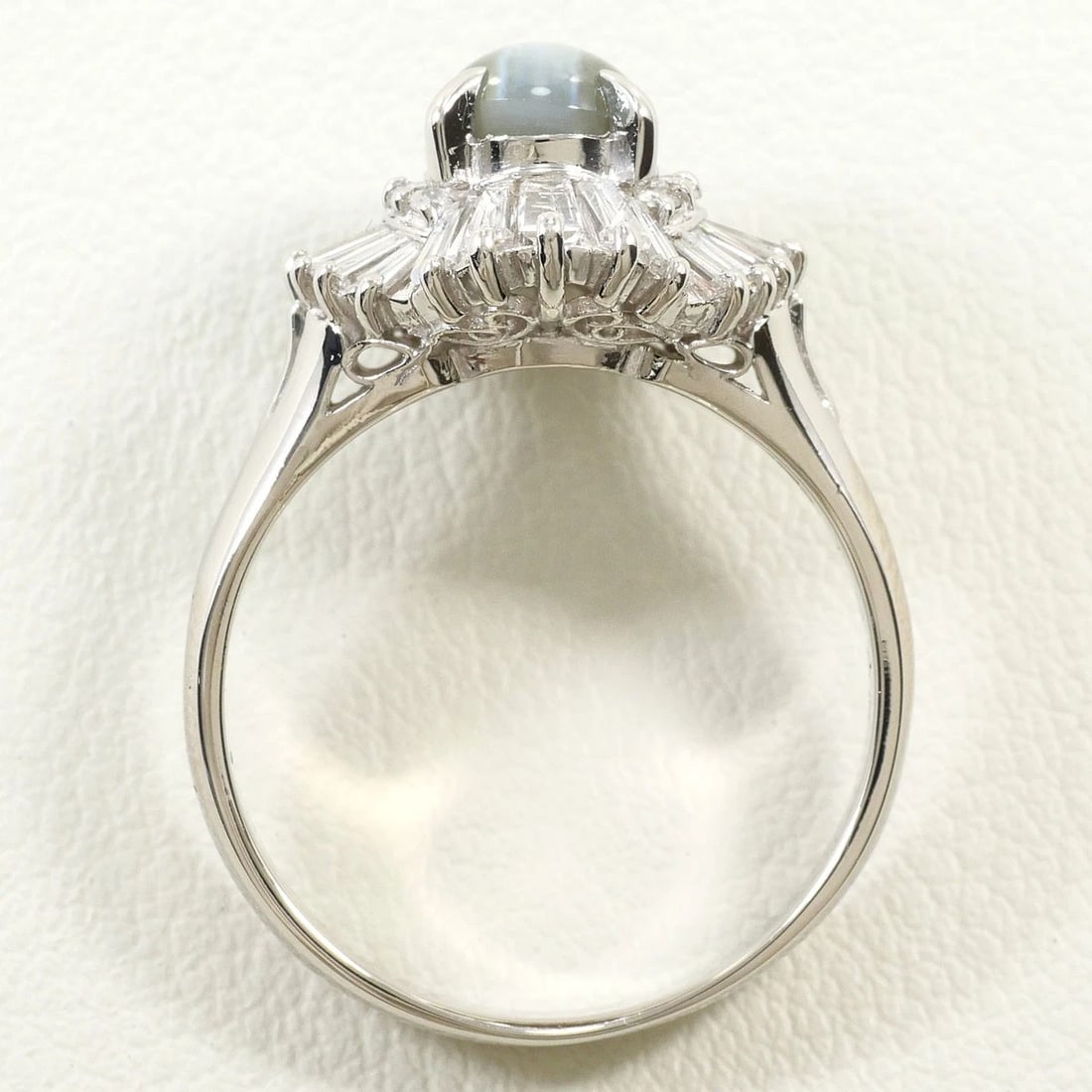 PT900 RING ALEXANDRITE CAT'S EYE - 3