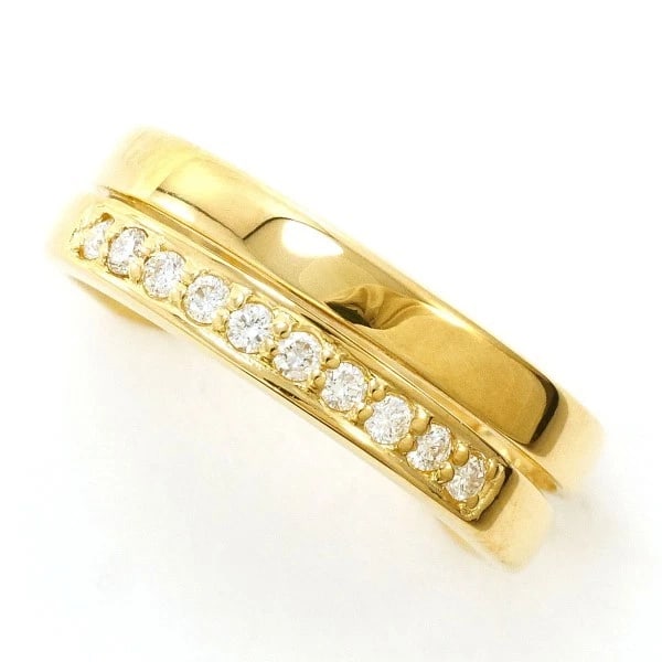 K18 RING: K18 Ring Brand: No Brand Type/Style: Ring Material: K18/Yellow Gold, Main Stone Natural Color: Yellow Gold Size: US 4 Accessories: None Accessories Notice: When purchasing pre-owned goods, please